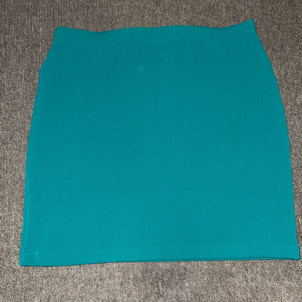 Forever 21 Dark Teal Pencil Skirt